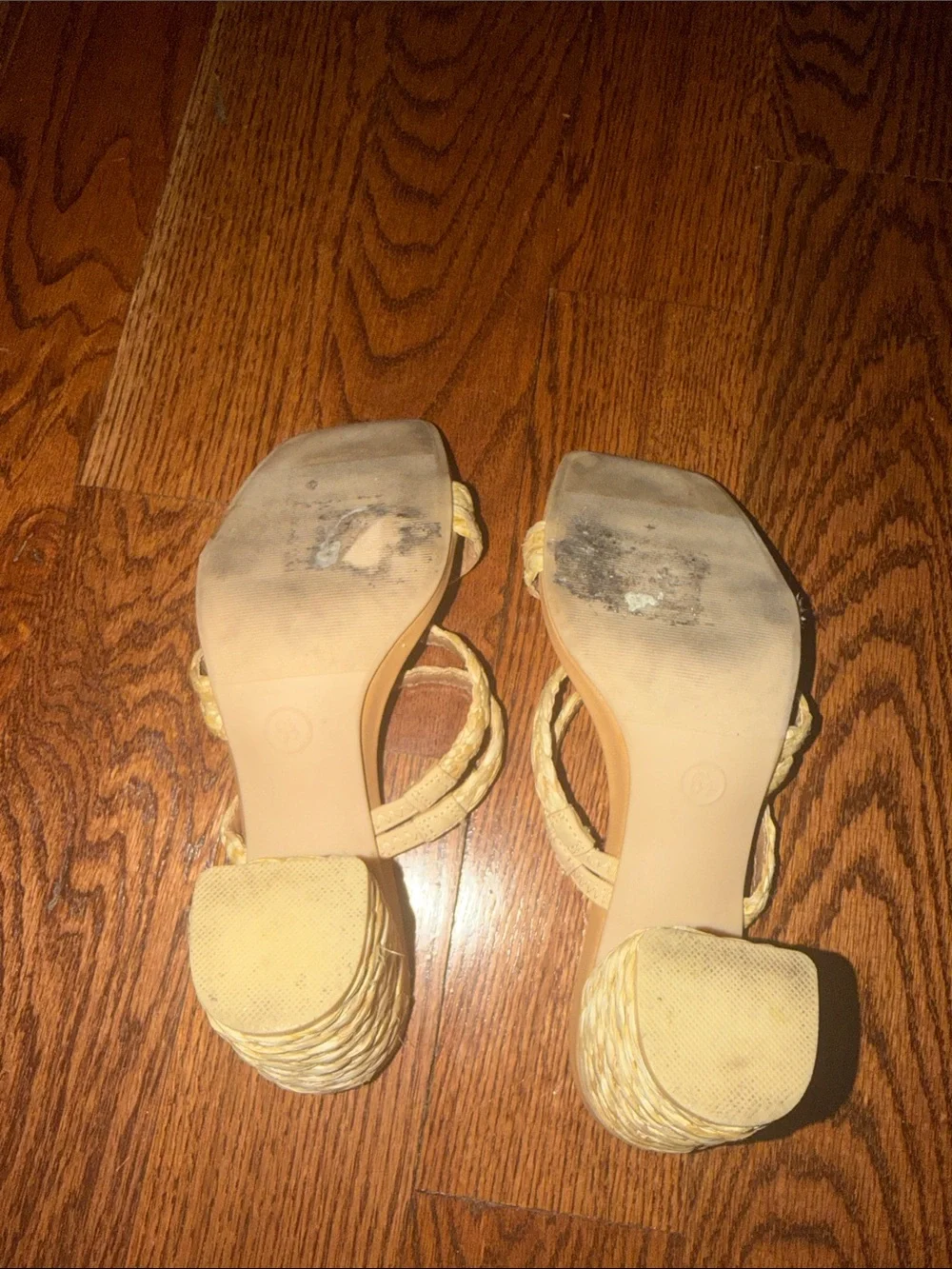 Universal Thread Braided Slide Sandals in Natural Tan